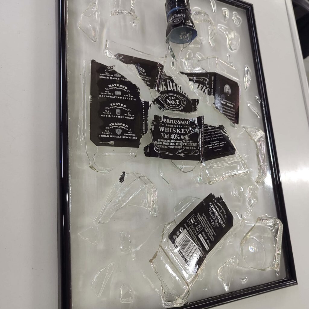 jack daniels art frame 3