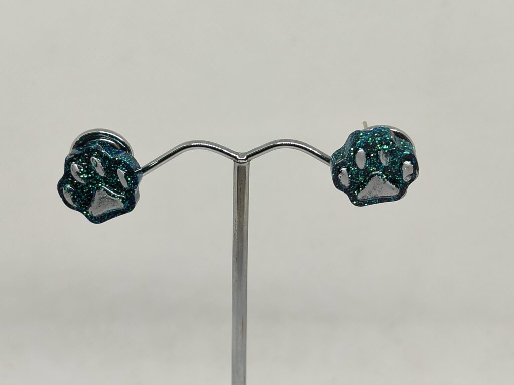 Σκουλαρίκια "Glitter Paws" - Image 6