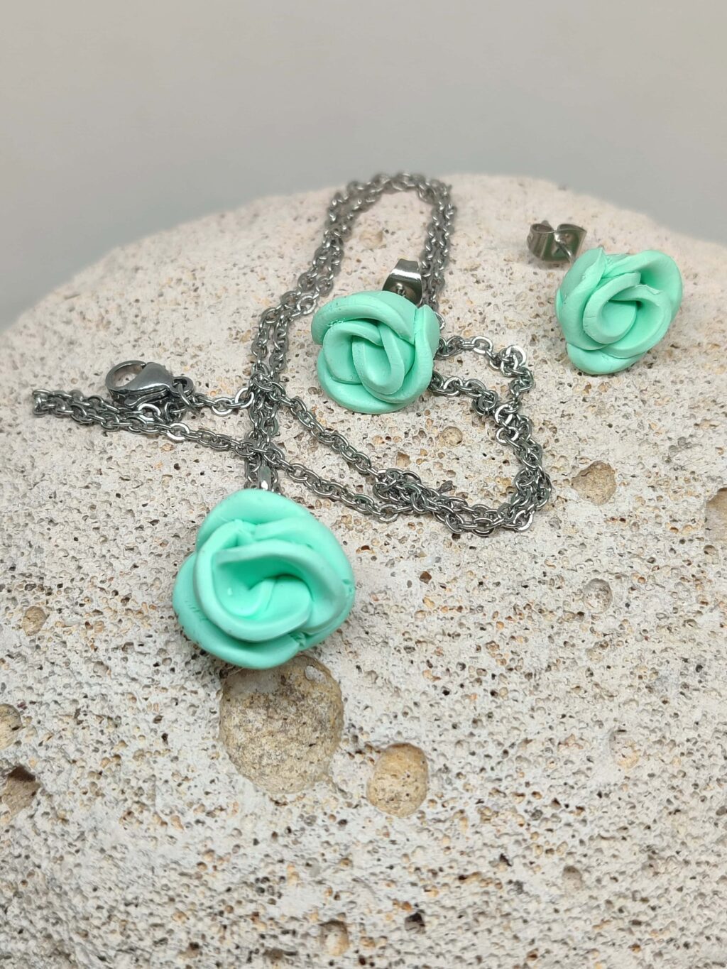 Σετ σειράς "Ethereal Roses" (γαλαζοπράσινο) - Image 4