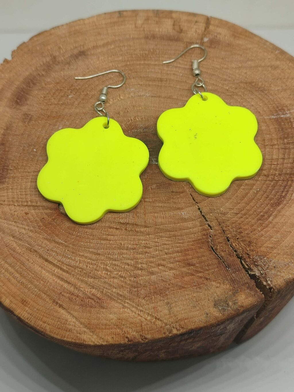 Σκουλαρίκια σειράς "GlowVibe" (lemon flower) - Image 4