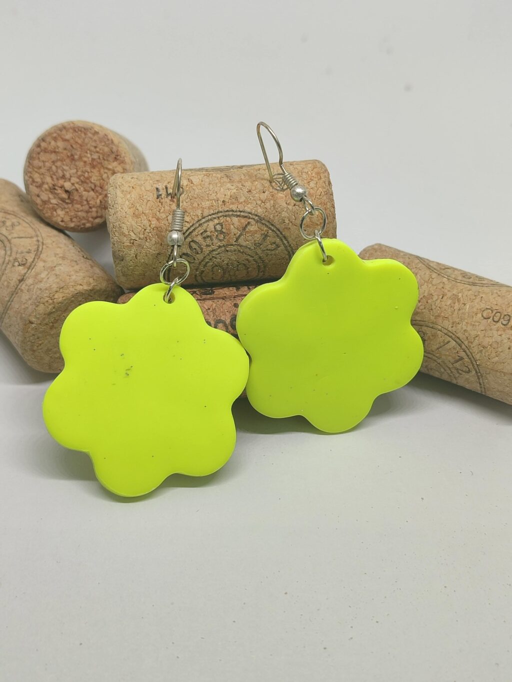 Σκουλαρίκια σειράς "GlowVibe" (lemon flower) - Image 3