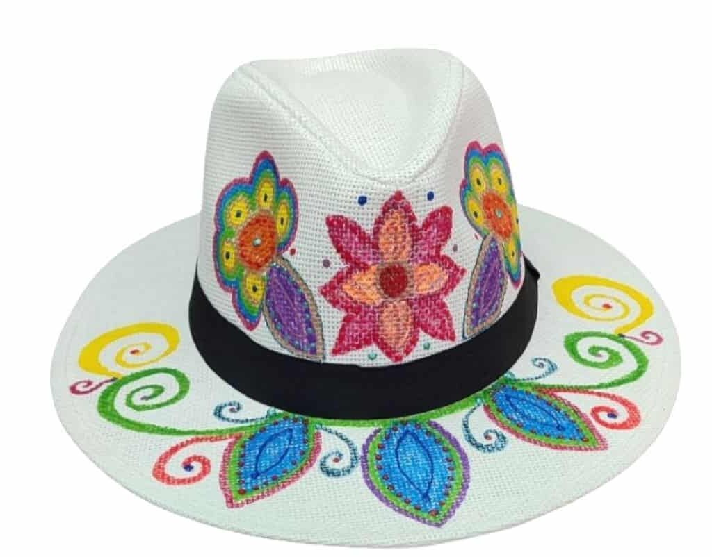 Χειροποίητο Καπέλο σειράς "Mediterranean Vibes" Fiesta Flora