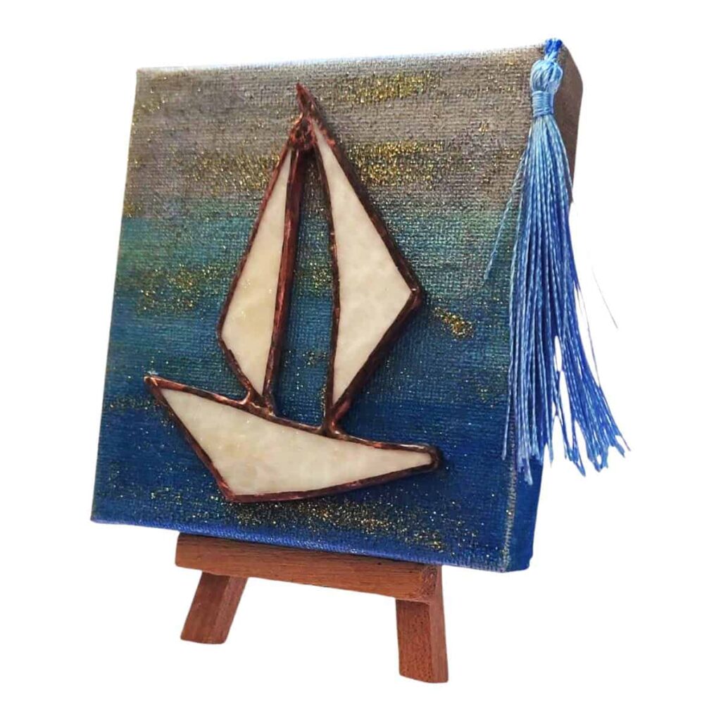 AnMa Gallery 22 Alternative view of CharmCanvas Collection (vitro καραβάκι Μπλε)