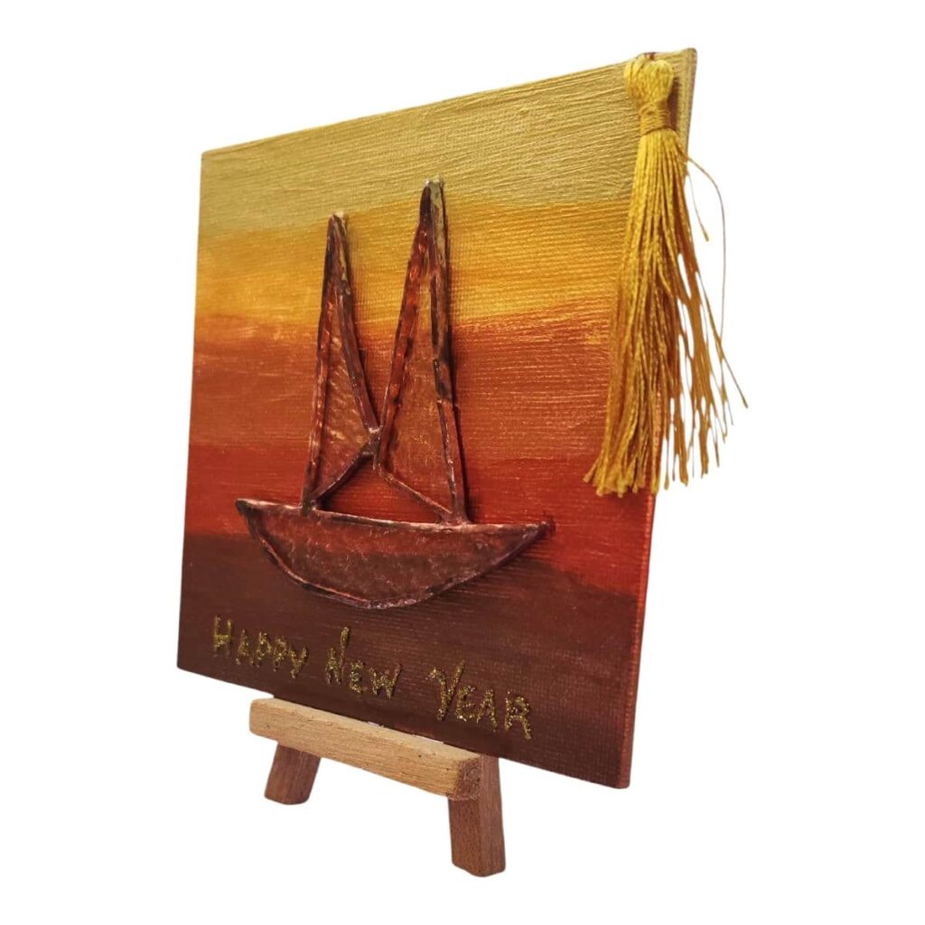 CharmCanvas Collection (vitro καραβάκι χρυσό) 5 charmcanvas collection vitro gold 2