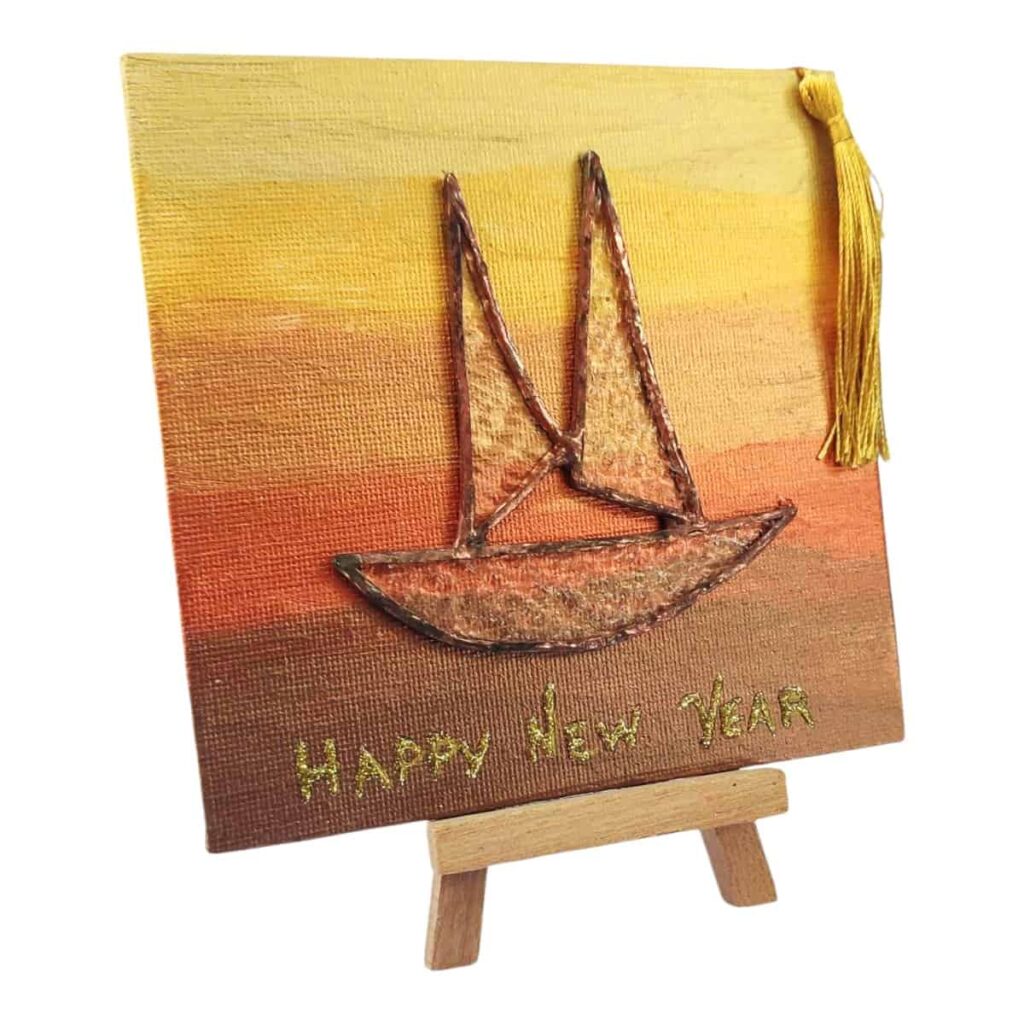 Alternative view of CharmCanvas Collection (vitro καραβάκι χρυσό)